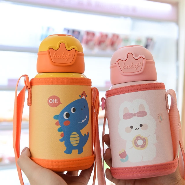 Stainless Baby Thermos Bottle  Baby Children Thermos Bottle - Cup Cover  Stainless - Aliexpress