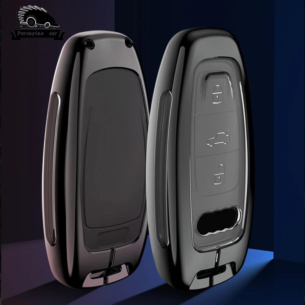 Luxury Leather Car Key Protective Cover - Sleek Design and Durable Protection