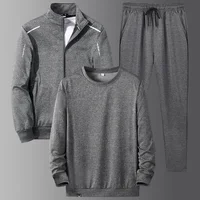 8XL hommes survêtements unisexe Jogging costume marque de mode 3 pièces ensemble survêtement hommes printemps automne mode sweats à capuche pantalons de survêtement 5