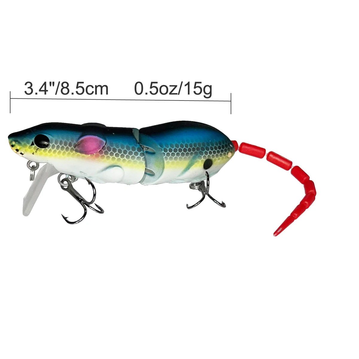 Whopper Plopper Popper Propeller Topwater Fishing Lures 13g