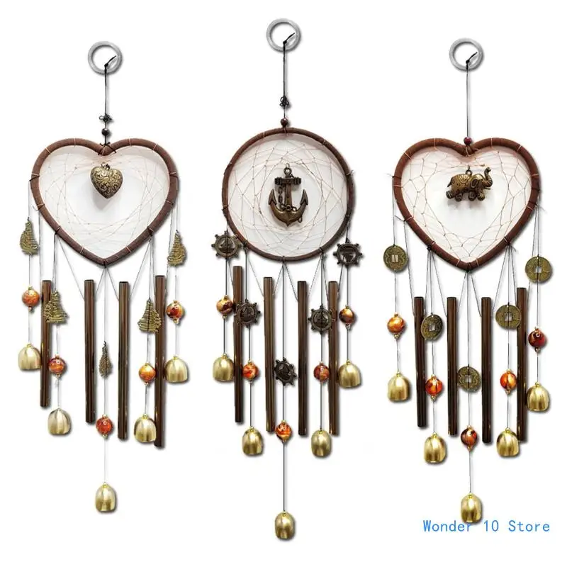 

Wind for Outdoor Heart Round Indoor Metal Windchimes