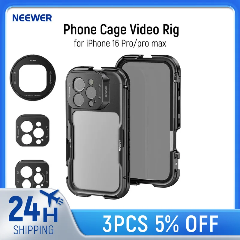 NEEWER Phone Cage for iPhone 16 Pro