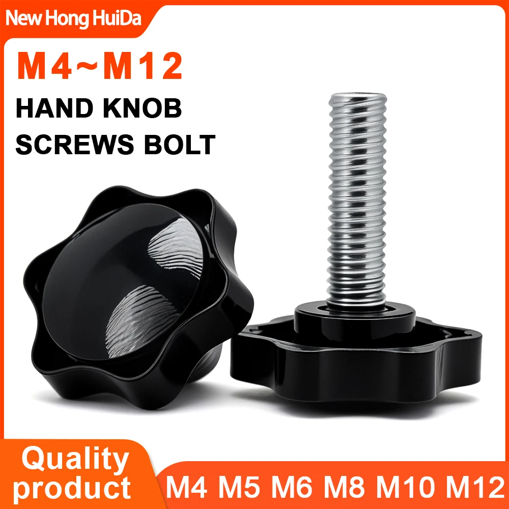 30 Pezzi M4 M6 M8 Manopola Di Tensione In Plastica A Forma Di Stella 87968625 - Foto 9