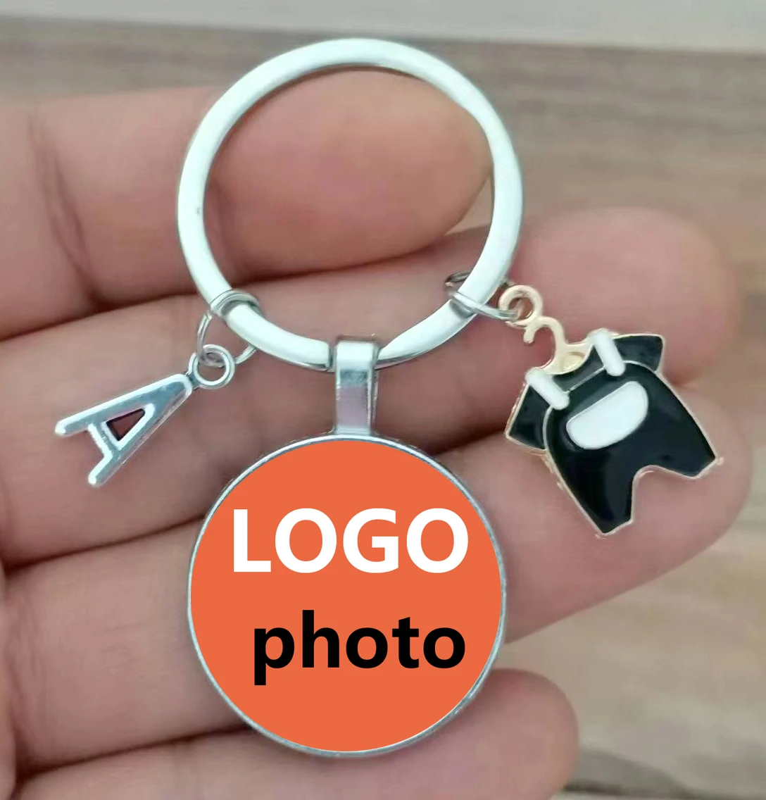 

New Custom Baby Photo Baptism Birthday Gift Thanksgiving Keychain