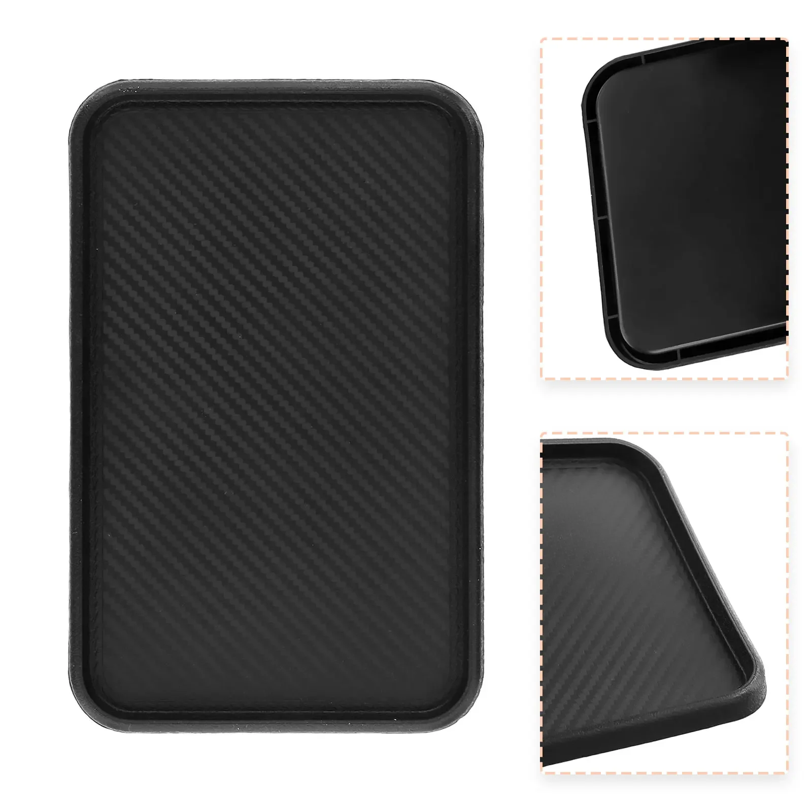 1 stücke 200x127mm Auto Front Dashboard Silikon NonSlip Auto Innen Dashboard Sticky Pad Lagerung Catcher Pad matte Kissen Zugriffs – Detail 3