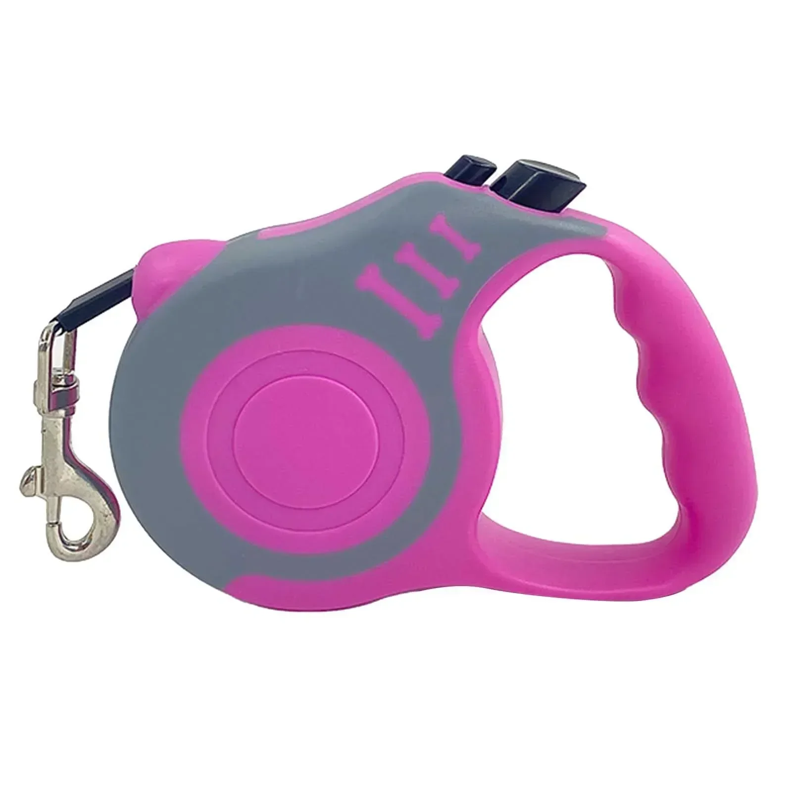 Heavy Duty Retractable Dog Leash with Anti-Slip Handle and One-Button Lock