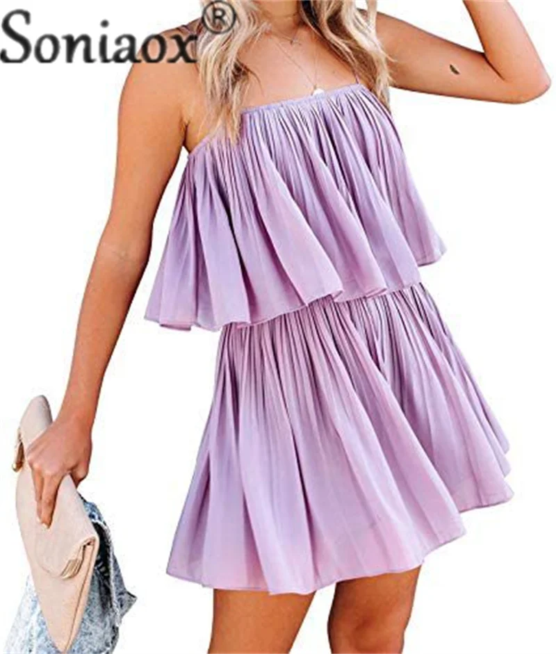 Women's Sweet Style Sleeveless Sling Jumpsuit Female Summer Solid Color Wide Leg Pleated Shorts Casual Women's Backless Rompers