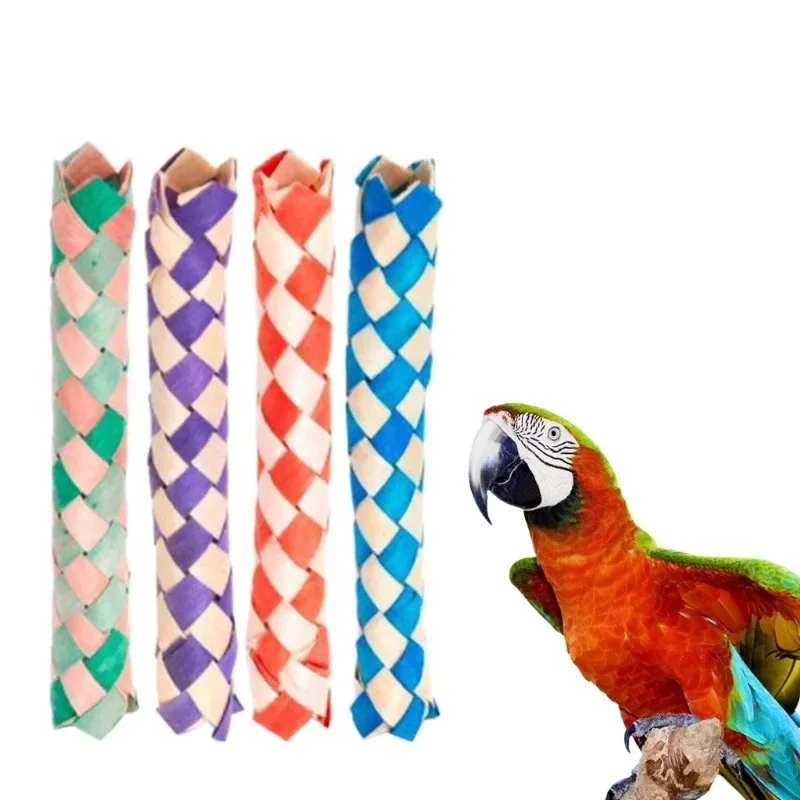 5Pcs Finger Traps Birds Parrots Chew Chinese Bamboo Traps DIY for Kids Parties s bird accessories parrot toy,bird toy,bird cage accessories