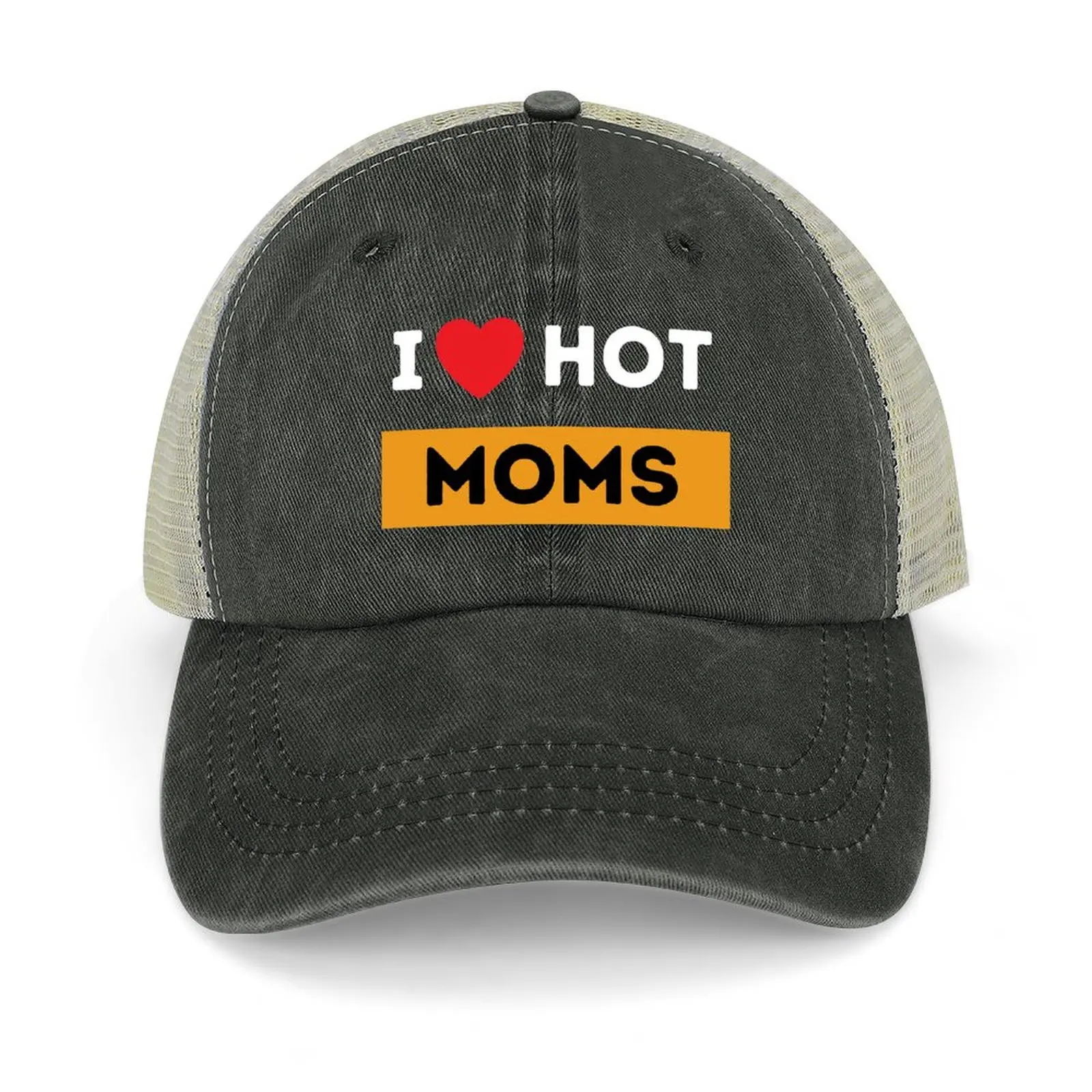 

I Love Hot Moms, hot milfs design for hot moms and milfs lover gift for men Cowboy Hat Icon Girl'S Hats Men's