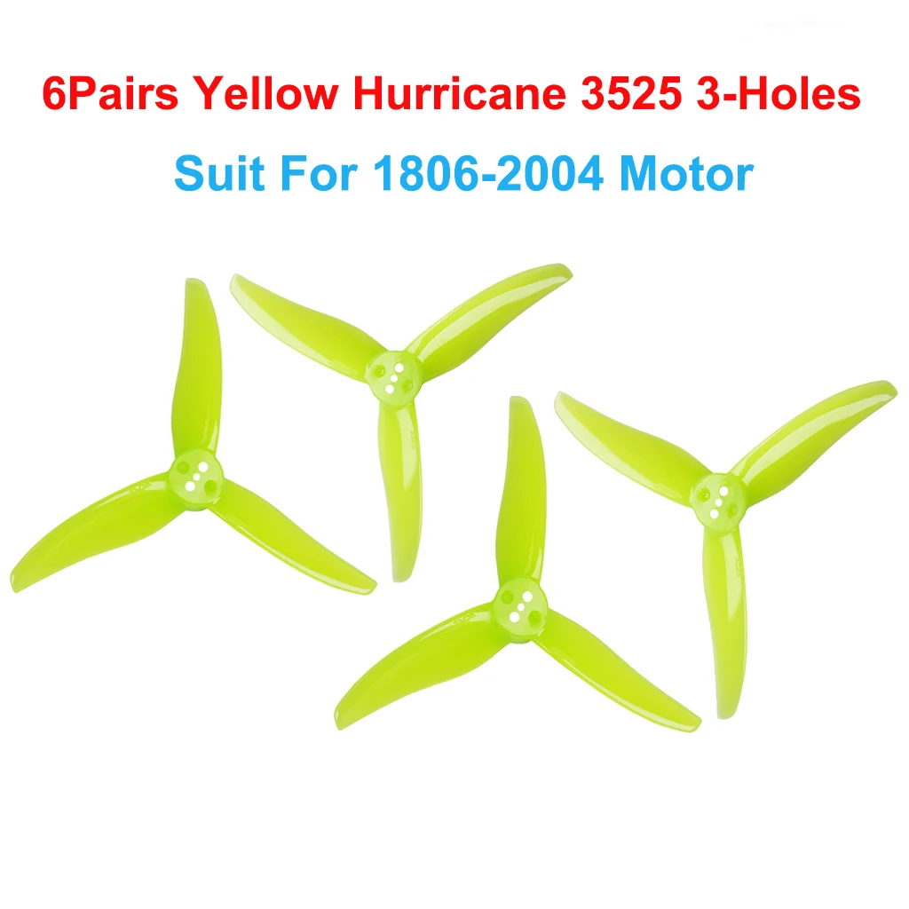 GEMFAN Hurricane Series 3-Blade FPV Racing Drone Propellers - CW/CCW