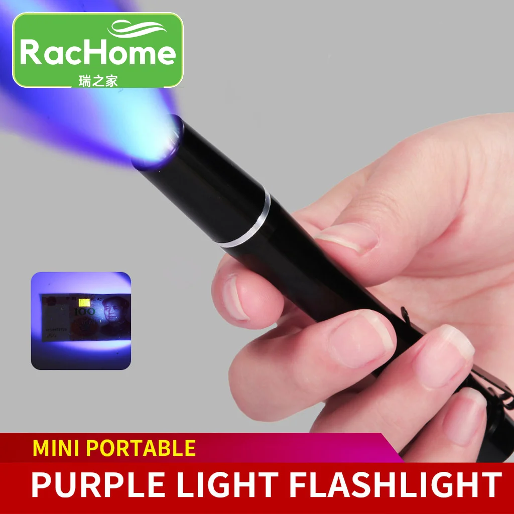 

Mini Pocket Pen Light Torch Light Blacklight Led Flashlight Uv Super Bright Led Flashlight Work Light AAA Battery Not Include