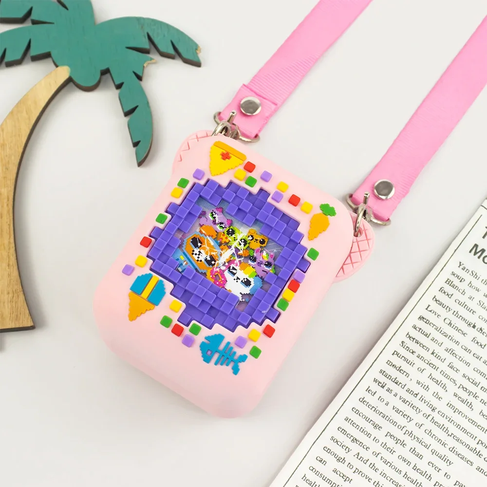 For Bitzee Digital Pet Interactive Virtual Toy Silicone Cover Protective Case Shockproof Protective Storage Holder for Bitzee