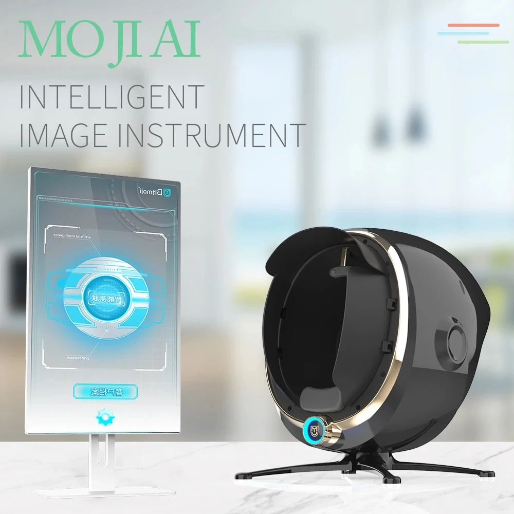 3d Smart Bitmoji Skin Analyser Machine With 21.5inch Hd Touch Screen Ai Skin Analyzer Facial
