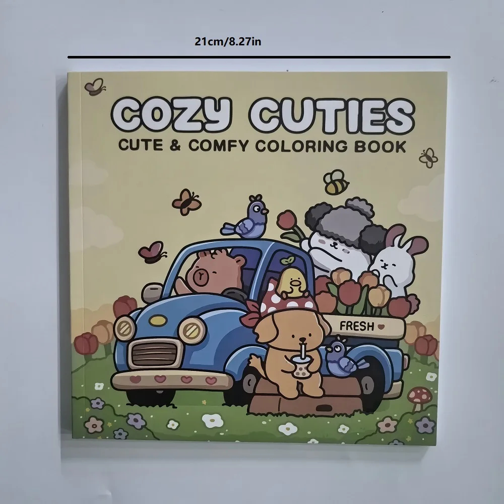 Charming & Relaxing Adult Coloring Book - The Perfect Gift