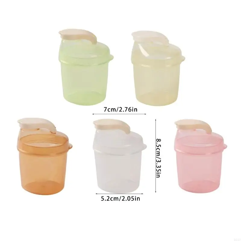 D0AF Travel Friendly Infant Milk Powder Storage Box Case with Moisture Proof Seal