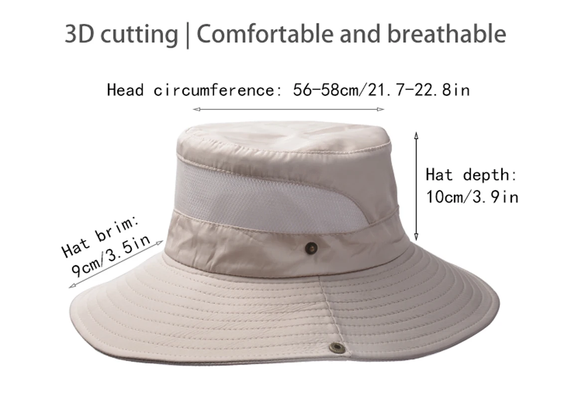 Hot Sale Xioguan 100% Polyester 9201 New Summer Breathable Fisherman Outdoor Mountaineering Big Eaf Sunshade Benni Hat_voghion.com