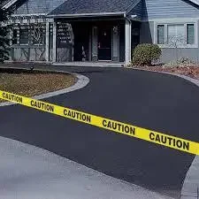 Danger Caution Warning Isolation PE Traffic Warning Tape with Yellow Background and Black Lettering for Safety