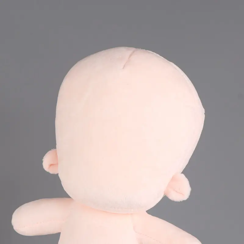 Handmade DIY Plush Nude Baby Dolls Kit Molds Blank Unembroidery Stuffed Plush Toys Handmake Dolls For Girls Gifts 1pc 20/15/10cm