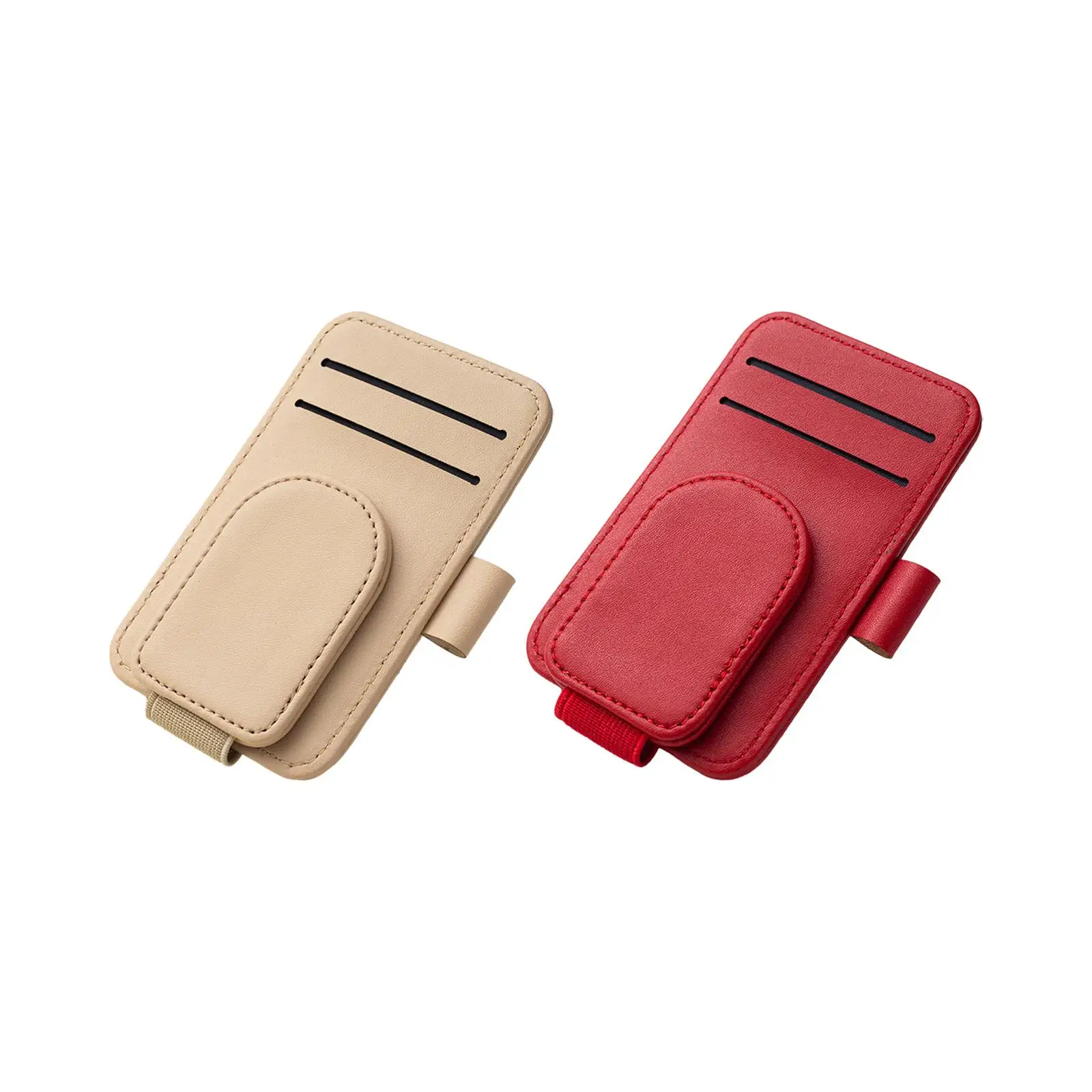 Car Visor Sunglasses Holder Automotive Accessories Small Card Sleeve Pocket
