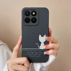 Coque de protection arrière en silicone doux avec motif de cartoon de luxe
