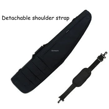 70cm / 95cm / 115cm Tactical Gun Storage Bag Outdoor Shooting Hunting Shotgun Carry Case Military Rifle Shoulder Bag with Pad 5