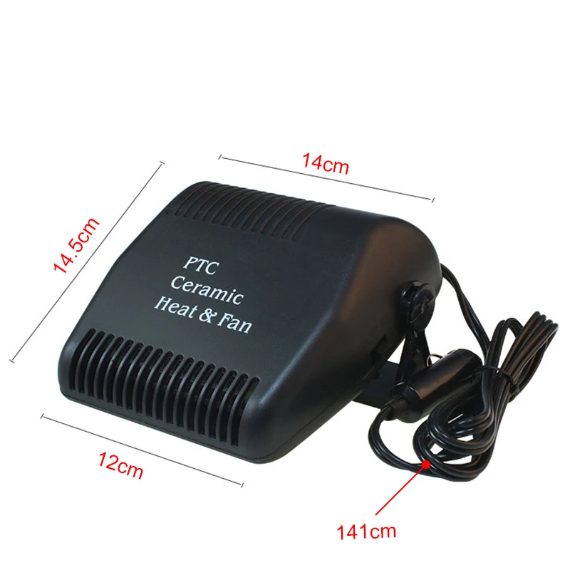 Car Fan 500W 12V Car Fan Heater Defroster Cooler Dryer Demister Auto Portable Heating Auto Fan Car Accessories