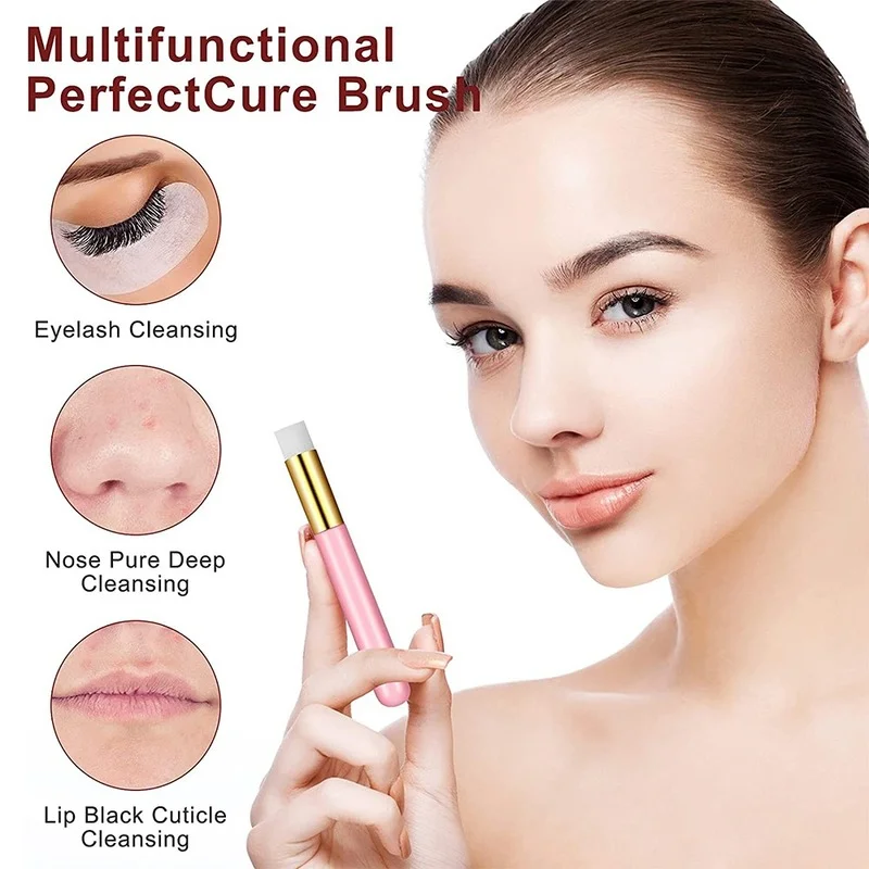 20/50P Eyelash Cleaning Brush Eyebrow Nose Blackhead Cleaning Brush Professional Soft Lash Extensions Cleaning Brush For Make Up 4