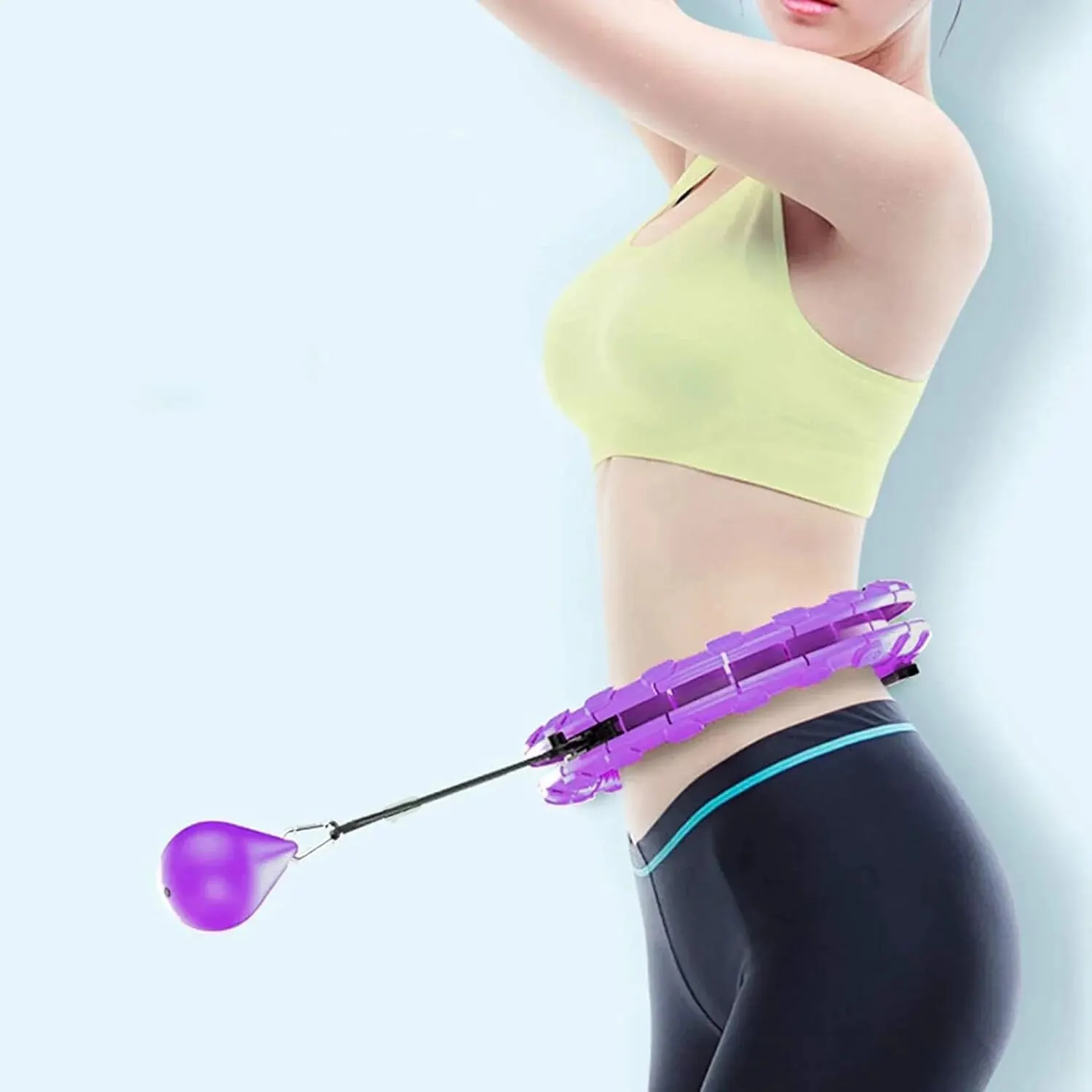 Fitness Hoop Weights to Exercise At Home Sports Entertainment Sport Equipment Hulahp for Slimming Gym Ring Portable Body fitness hoop
