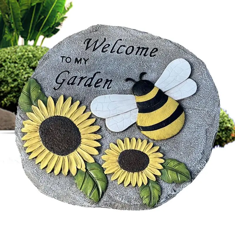 

Пошаговые камни, садовые камни, пчела, декоративный камень, искусственный камень, изысканный креативный пчелиный сад, Декор для дома и сада
