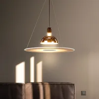 Italy FLos Frisbi Flying Saucer Pendant Lamp for Bedroom Dining Kitchen  Island Living Room House Decor Led UFO Lighting Fixture 1