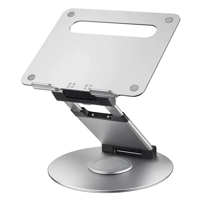 

Aluminum Alloy Desktop Rotatable Laptop Bracket, Tablet Holder, Suspended Heat Dissipation, Adjustable Folding Stand