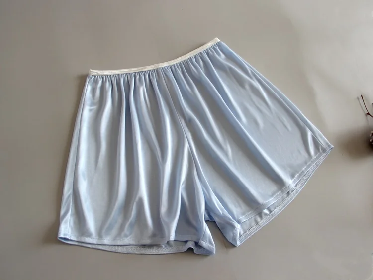 Loose Short Women Pants Liner Slip Thin Satin Underpants for Dress See Through Safety Shorts Knickers Lingerie Kecks Teenager