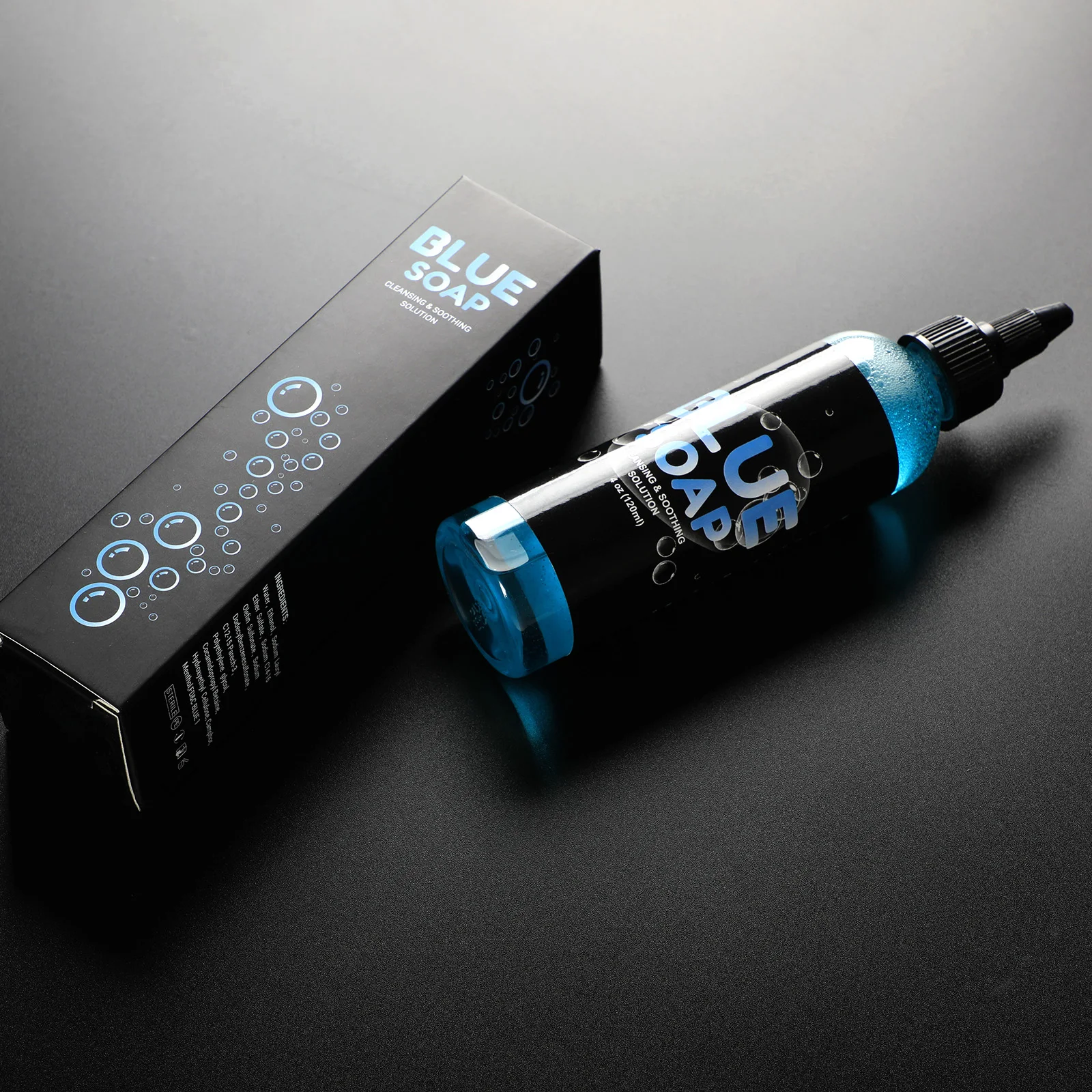 120ML Tattoo Blue Soap Cleaning Soothing Solution Liquid Soap Tattoo Blue Algae ntiseptic Disinfectant Professional Tool