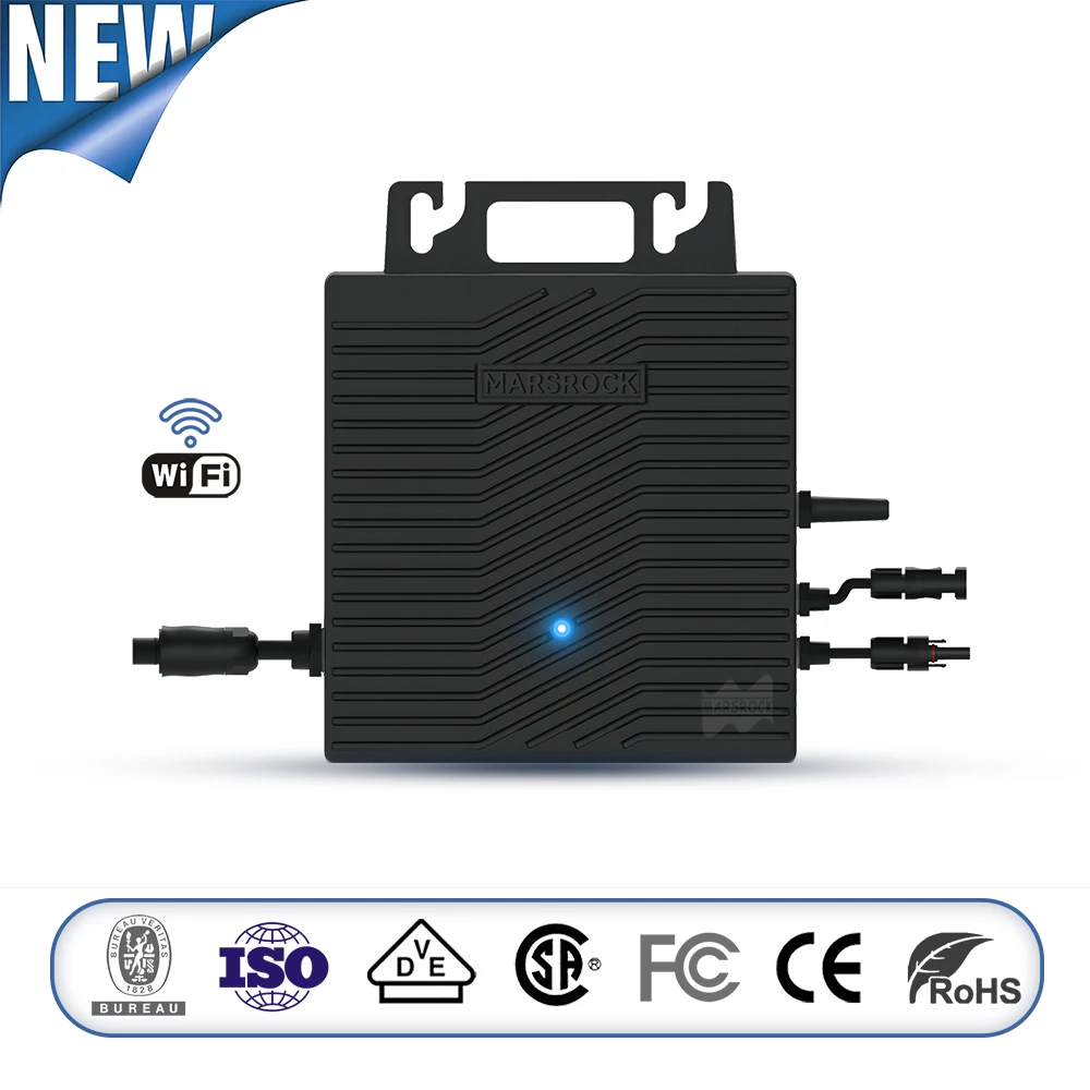 400W Inverter Solare Grid Tie Microinverter 24V 30V 36V 48V Dc A Ac 230V Elettrodomestico Onda Sinusoidale Pura Mppt Con App Wifi