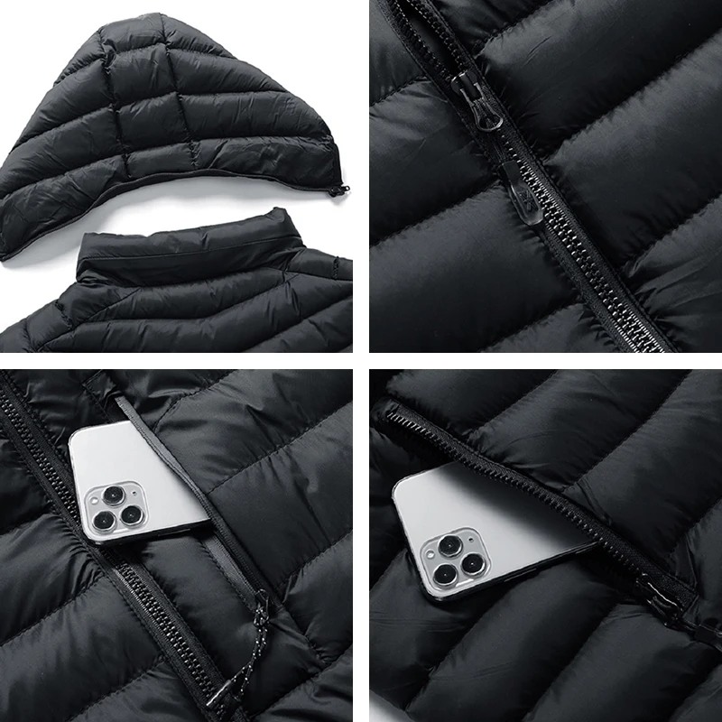 Winter Men Warm Thick Waterproof Parkas Jacket Coat Men Brand Outwear Autumn Mens Hooded Windproof Parkas Hat Jackets Coat Male