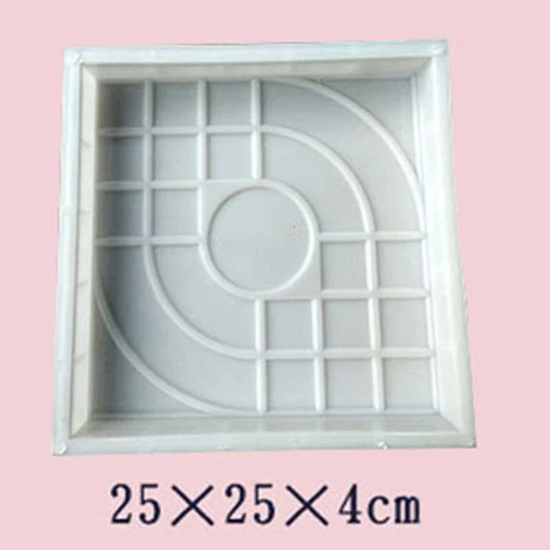 Description Picture 6 of item1pc Path Maker DIY Paving Mold Brick Concrete Stone Square Mould for Patio Garden Lawn Pavement Paver Driveway Walk Road 25*25cm