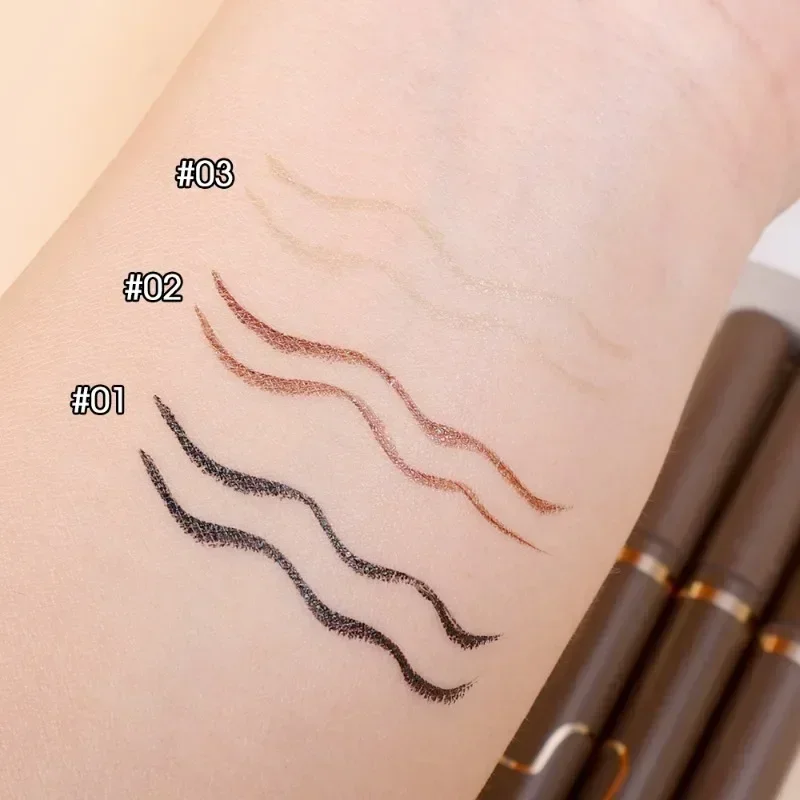 Waterproof Quick Dry Matte Liquid Eyeliner Pen Makeup Lasting Smooth Black Brown Lying Silkworm Lower Eyelash Pencil Cosmetics