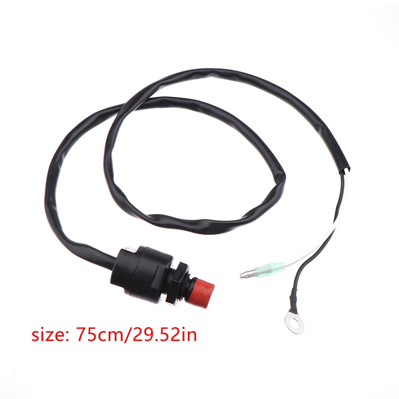 Universal Boat Outboard Engine Motor Start Kill Switch Keyless Push Button boat engine start kill switch 1PC Applicable For Ships