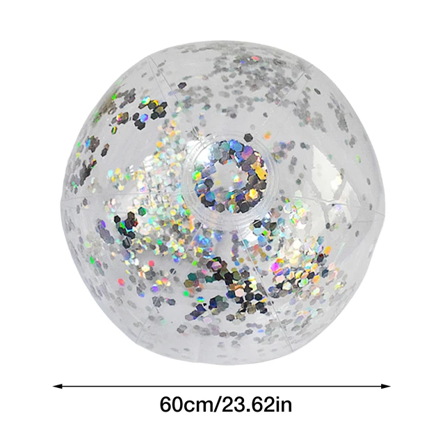 1PC Inflatable Pool Party Toys Transparent Beach Ball Outdoor Summer Water Toys Swimming Float Ball Toys For Adult Children 6