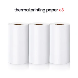 Thermal Paper Label Sticker Adhesive Rolls for Instant Print and Kids Camera (3Roll Thermal Paper)