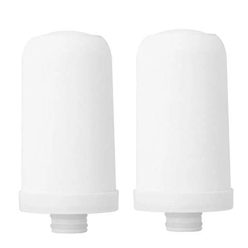 2pcs Ceramic Filter Water Tap Filtration Tap Water Filter Cartridge
