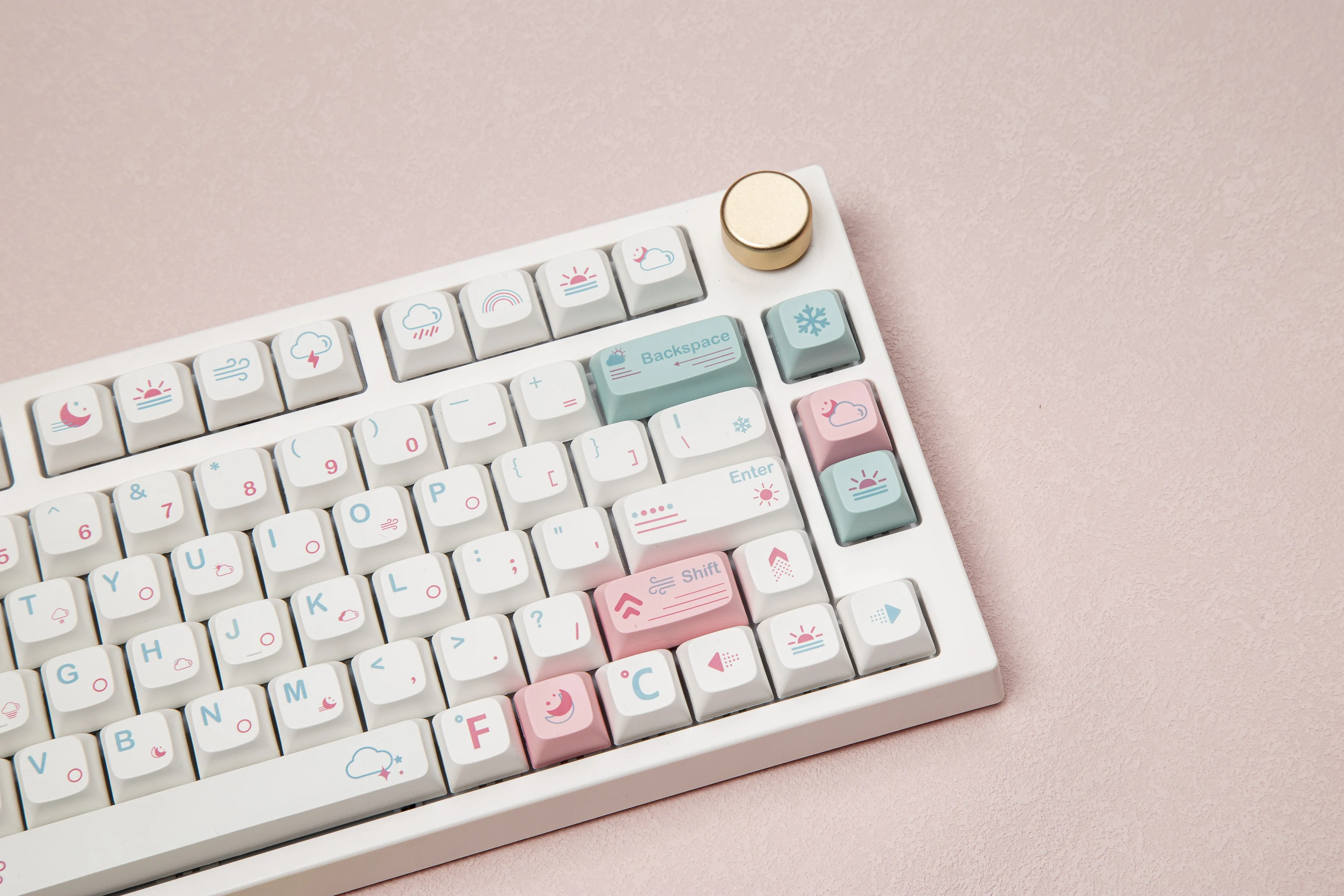 132PCS Constellation Space Theme Keycaps Set, Mechanical Keyboard Keycaps Set, XDA Keycaps Set