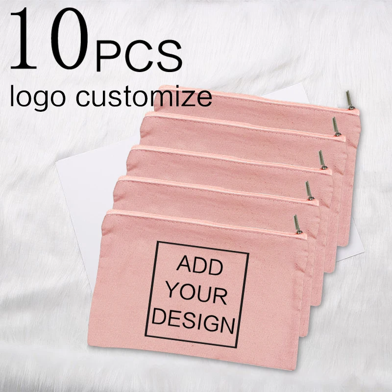 

10PCS Custom Travel Cosmetic Case Bridesmaid Makeup Bag Female Beauty Organizer Toiletry Storage Pouch Purse Wedding Bride Gift