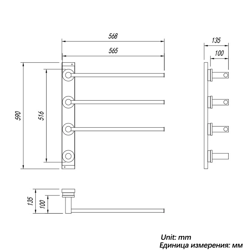 Black Bathroom Electric Towel Rack Wall Mounted Hidden Wires Electric Towel Dryer Smart Thermostatic Heated Rail