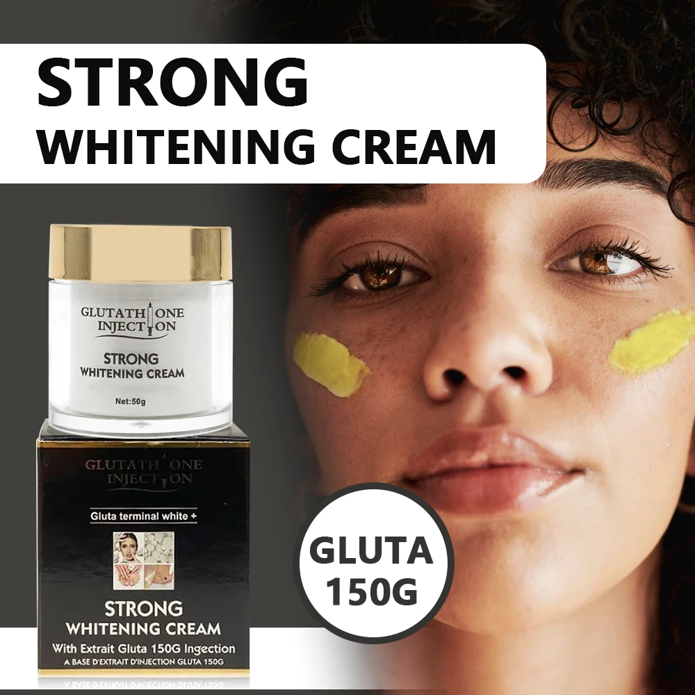 

Glutathione Intense Bleaching Cream Skin Glowing Removes Blemishes and Evens Skin Tone Face & Body Whitening Creams