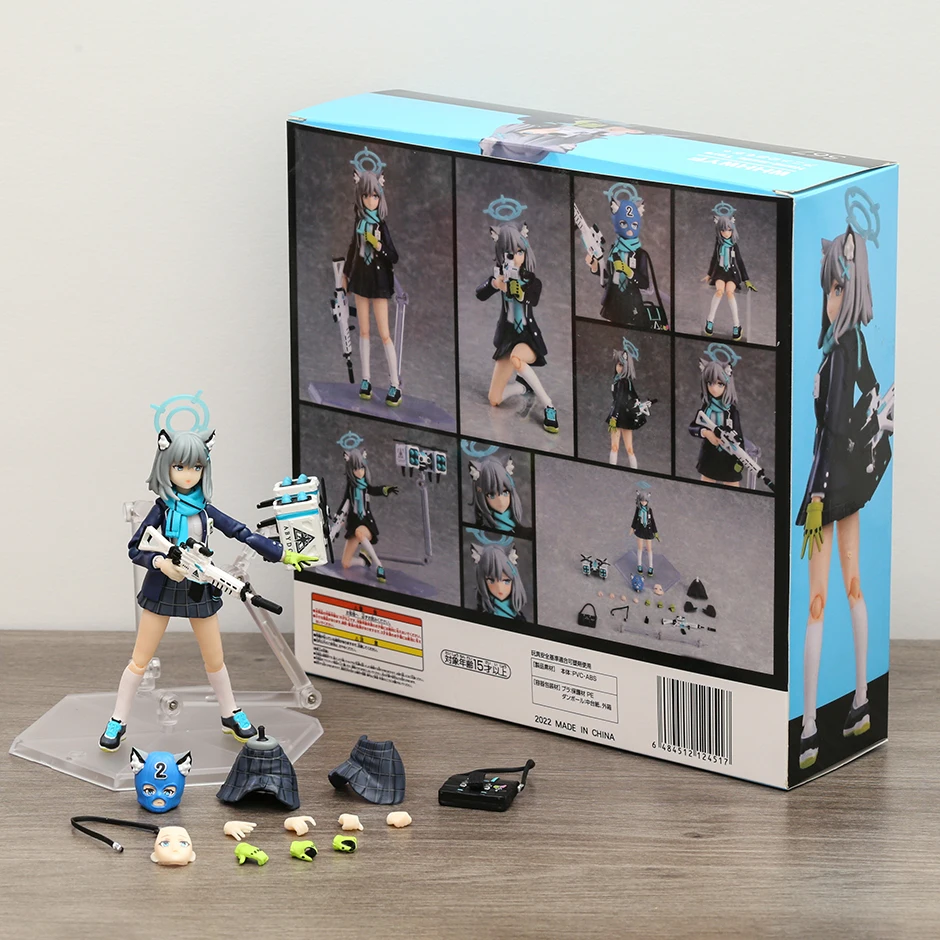 

Figma 567 Blue Archive Blue Archive Sandwolf Shiroko non -scale Action Toy Figures Collection Ornament Anime Figurine