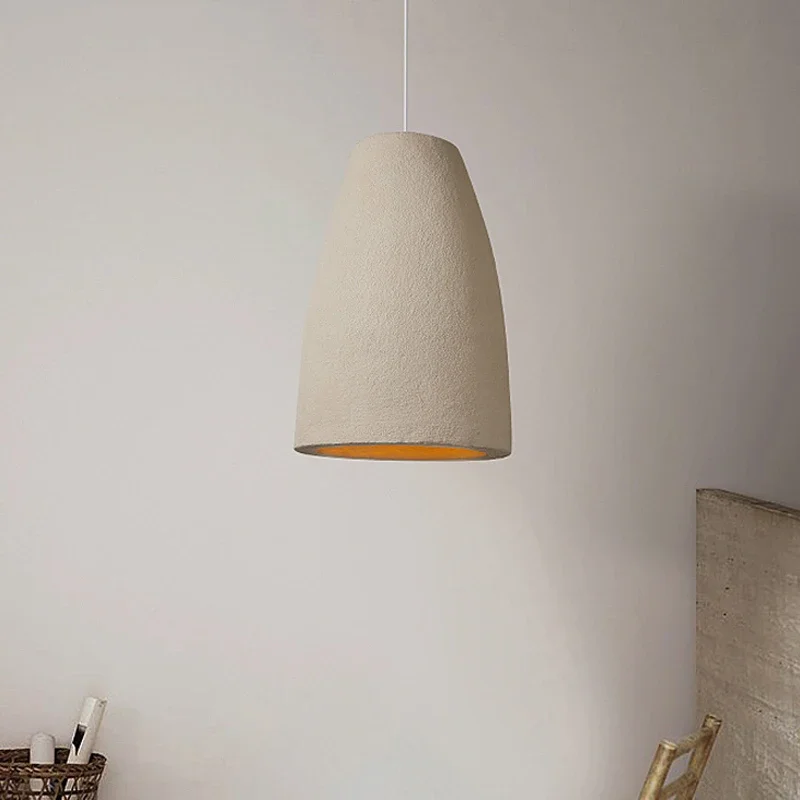 

Wabi-sabi Pendant Light Dining Room Kitchen Island Table Hanging Lamp Restaurant Bedside Homestay Nordic Design Droplight