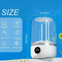 Machine à laver sans fil, nettoyeur de sous-vêtements portable, mini chaussettes 1L, seau à linge déshydratable 5