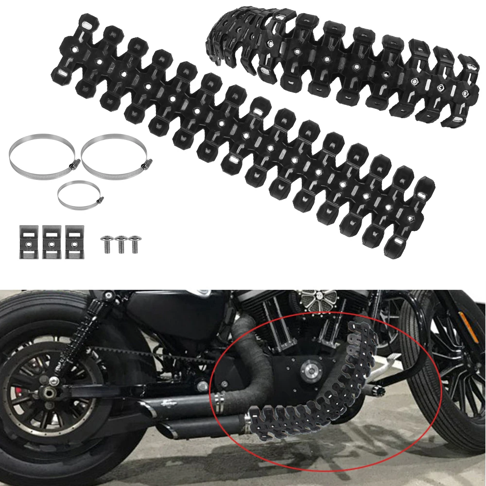 

2 Stroke Pipes Silicone Exhaust Heat Shield Muffler Protector Heat Shield Cover Guard Universal Motorcycle Modification