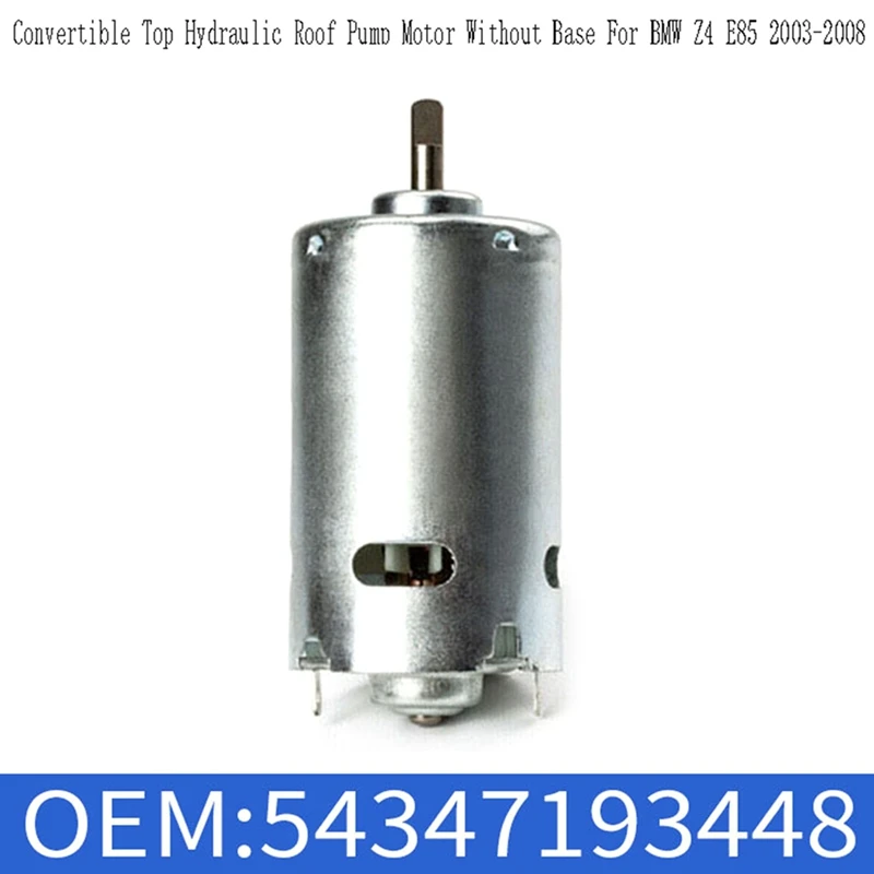 BMW Z4 Convertible Top Pump Motor - 2003-2008 E85 Hydraulic Roof Motor